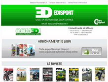 Tablet Screenshot of edisport.it